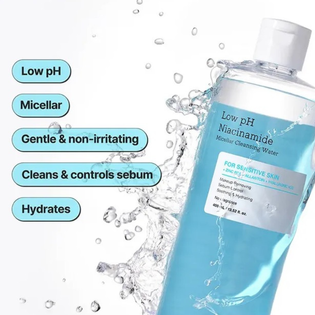 Low pH Niacinamide Micellar Cleansing Water