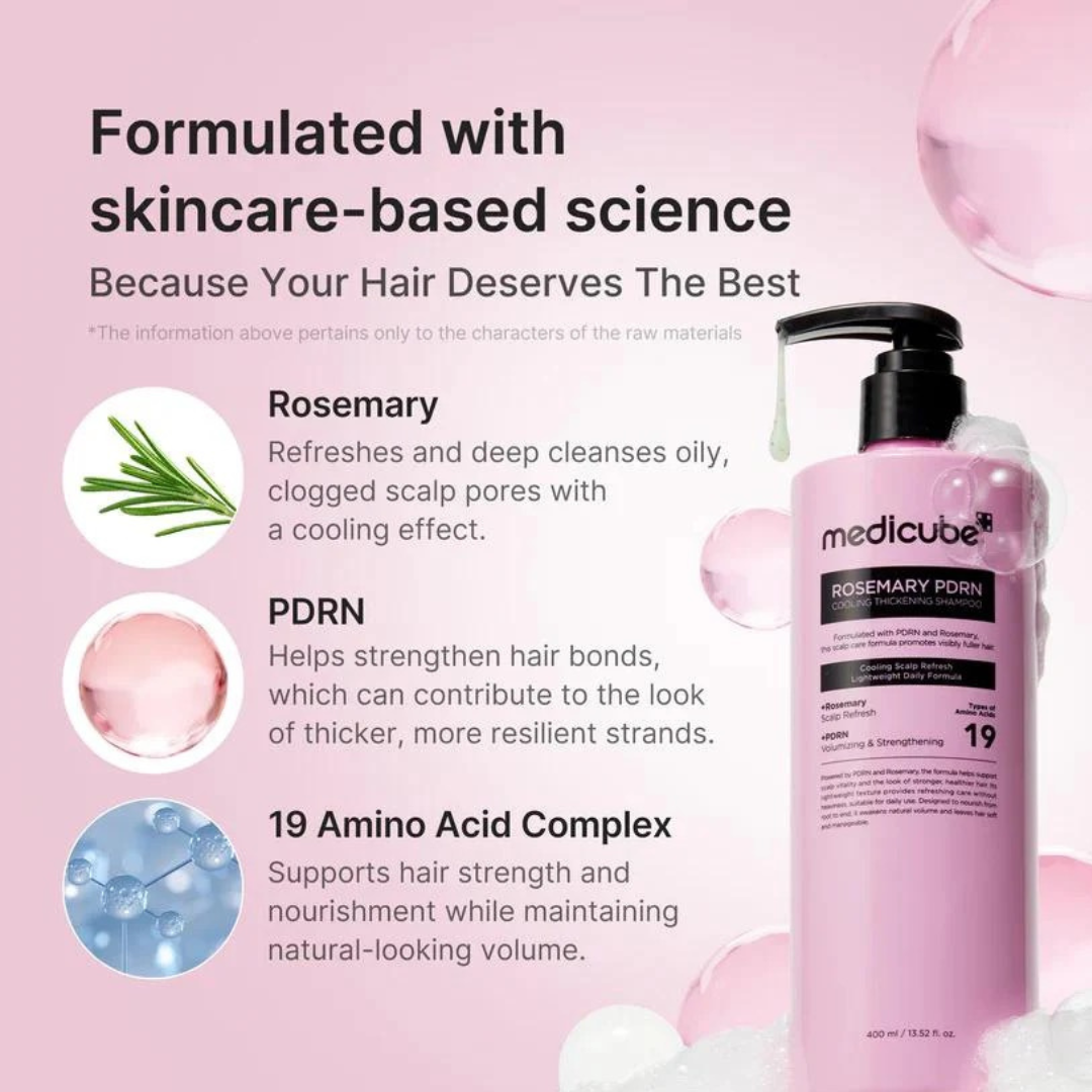 Rosemary PDRN Cooling Thickening Shampoo