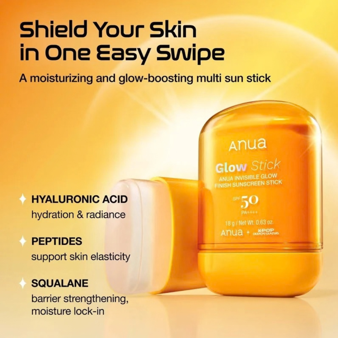 Invisible Glow Finish Sunscreen Stick Kpop Demon Hunters