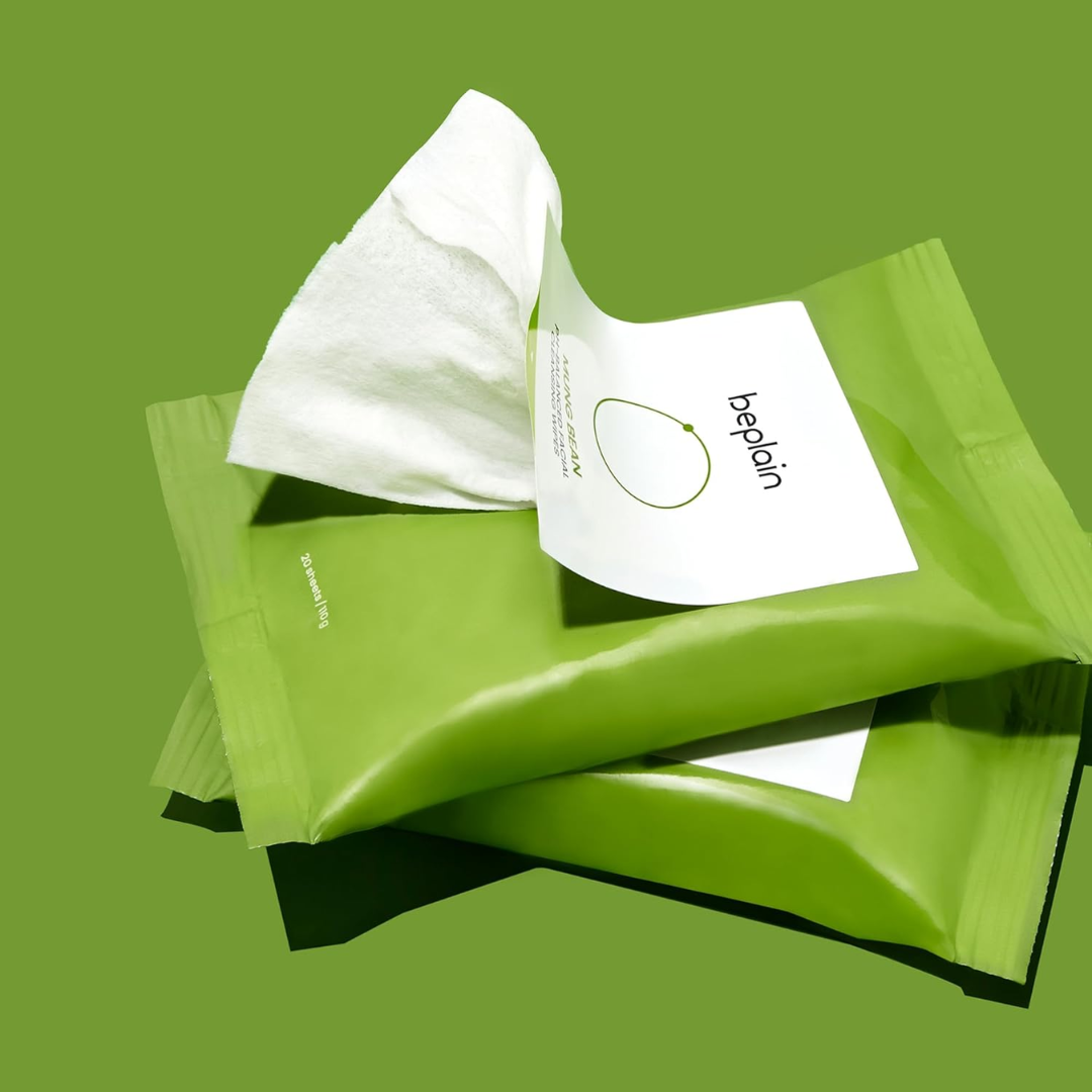 Mung Bean pH-balanced Facial Cleansing Wipes