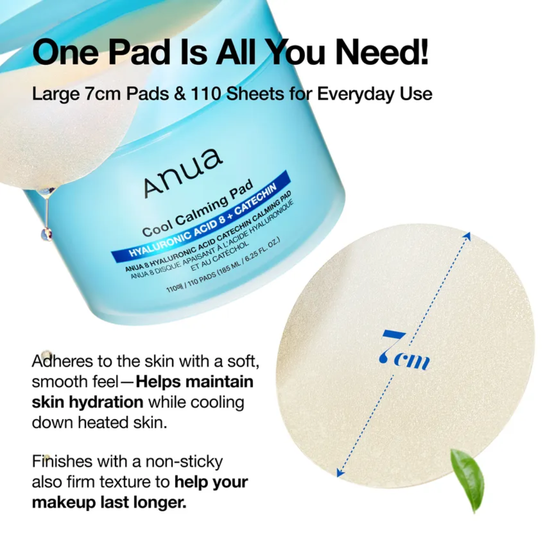8 Hyaluronic Acid Catechin Calming Pad