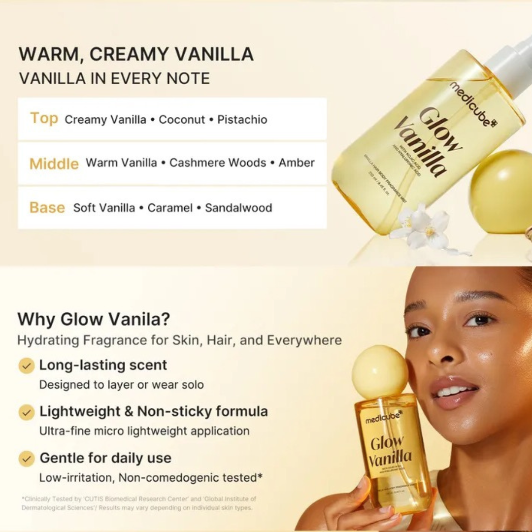 Vanilla Hair Body Fragrance Mist