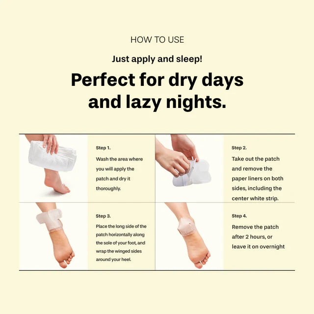 Shea Butter Sleeping Heel Patch